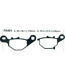 EBC BRAKE PADS FA401R