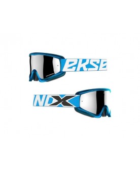 EKS-S FLAT OUT MIRROR LIQUID CYAN/SILVER 