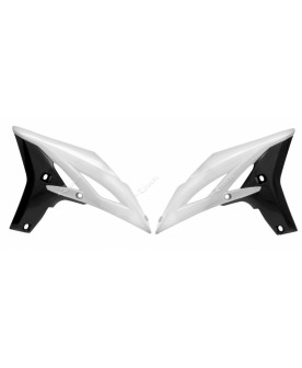 RACETECH YZF 250 RAD SCOOP WHITE BLACK 