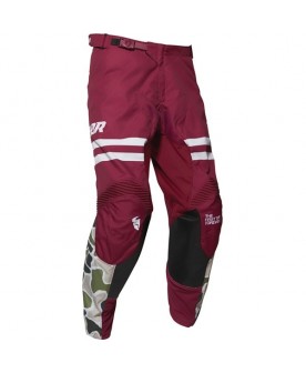 THOR PULSE S20S PANT FIRE MAROON/BLK