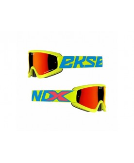 EKS-S FLAT OUT MIRROR FLO YELLOW/CYAN/FIRE RED 