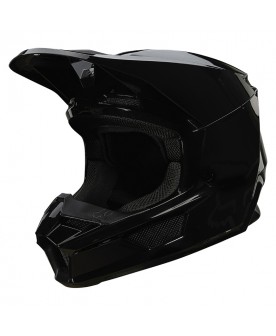 Fox V1 Plaic Helmet, ECE - Black