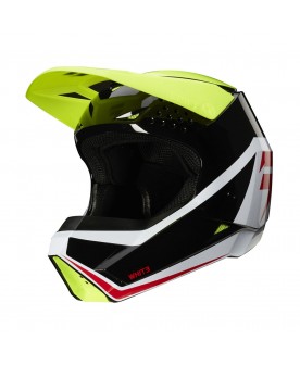 Shift Youth Whit3 Helmet - Graphic Flo Ylw