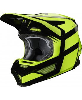 Fox Youth V2 Hayl Helmet - Flo Yellow