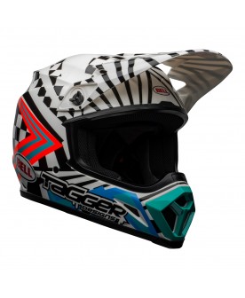 BELL MX 2020 MX-9 MIPS HELMET (CHECK ME OUT WHT/BLK) 