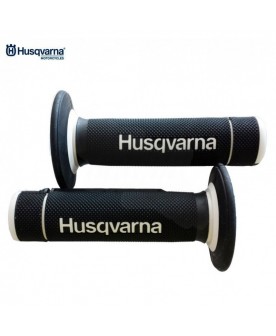 HUSQVARNA GRIPS BLACK & WHITE 