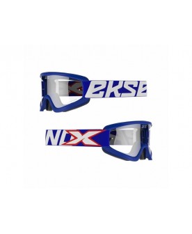 EKS-S FLAT OUT CLEAR BLUE RED WHITE 
