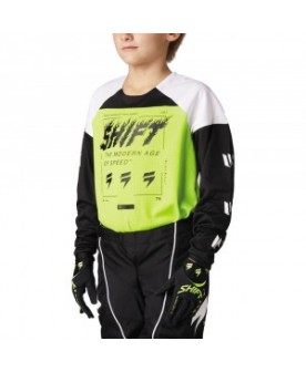 YOUTH WHITE LABEL FLAME JERSEY  YELLOW