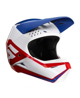 SHIFT YOUTH WHIT3 HELMET- GRAPHIC WHITE/RED/BLUE