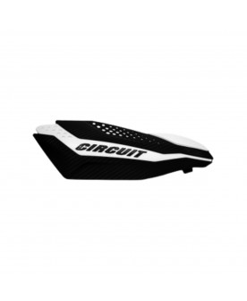 Circuit Equipment Dakar Handguards - Carbon/White 