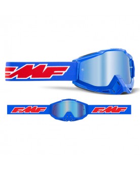 FMF Powerbomb Goggle - Blue - Blue Mirror lens  