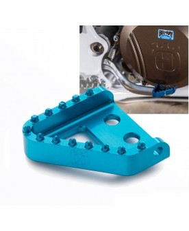 Husqvarna brake pedal step plate blue 