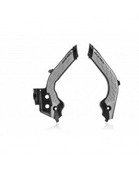 Acerbis X-Grip Frame Proctectors Husqvarna TC/FC 19-21 FE/TE/TX 20-21 GAS GAS 2021 - Black/Grey 