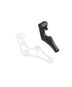 MotoMaster Front Brake Calliper Relocation Bracket Supermoto CRF250/450 15- 320mm 