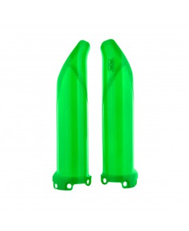 Racetech Honda Fork Guards - Flo Green CR/CRF (See description for fitment)