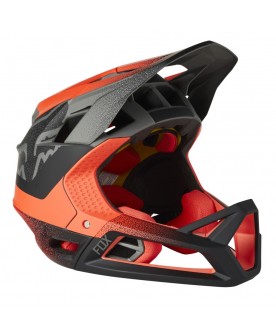 Fox Proframe Helmet Vapour - Black/Flo Rd/Orng/White