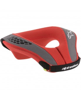 ALPINESTARS YOUTH SEQUENCE NECK SUPPORT RED/BLACK
