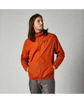 CLEAN UP WINDBREAKER JACKET BURNT ORANGE