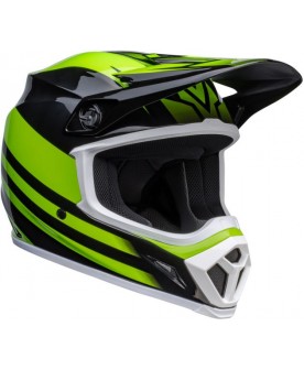 Bell MX 2022 MX-9 Mips Helmet (Disrupt Black/Green)