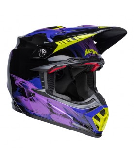 Bell MX 2022 Moto-9S Flex Adult Helmet (Slayco BLK/PURP) 