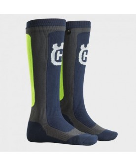 Husqvarna Functional WaterProof socks - Navy/Flo