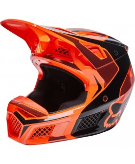 Fox V3 RS Mirer Helmet ECE - Flo Orange