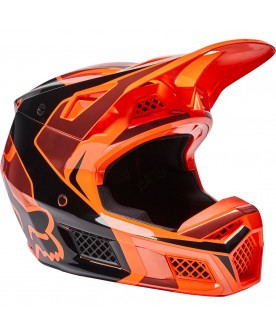 Fox V3 RS Mirer Helmet ECE - Flo Orange