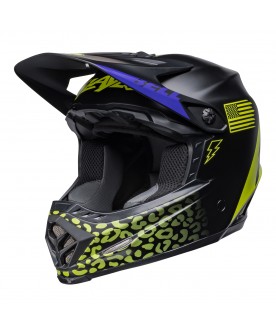 Bell MX 2022 Moto-9 Mips YOUTH Helmet (Slayco Purple/Black/Flo Yellow) 