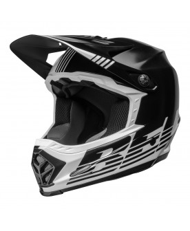 Bell MX 2022 Moto-9 Mips YOUTH Helmet (Louver Black/White)