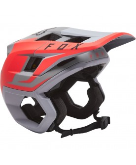 Fox Dropframe Pro Side Sweep Helmet CE - Grey/Orange