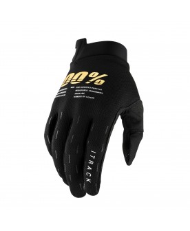 100% iTrack Youth Gloves Black