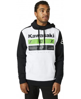 KAWI STRIPES PO FLEECE [BLK/WHT]