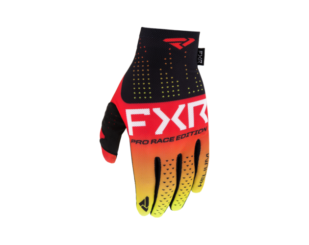 FXR Pro Fit Air MX Glove - Black/Red/Yellow