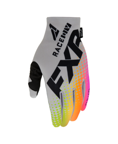 FXR Pro Fit Lite MX Glove - Grey/Orange/Pink 