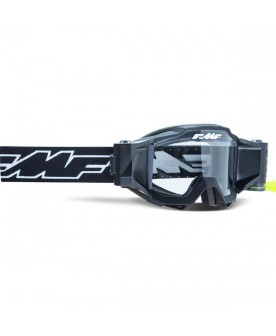 FMF Powerbomb Roll off Goggle - Rocket Black - Clear Lens 