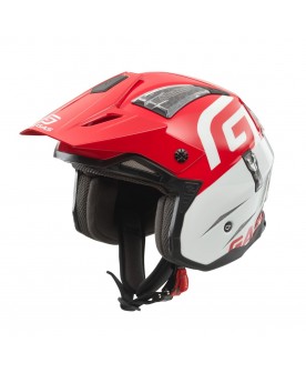 GASGAS Z4 Fiberglass Trials Helmet Red/White