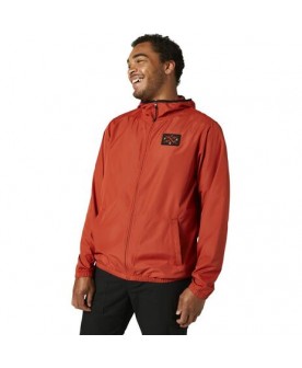 CALIBRATED WINDBREAKER JACKET - RED CLAY