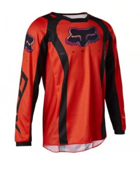 FOX YOUTH 180 VENS JERSEY FLO RED