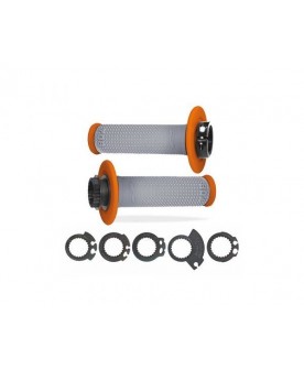 PRO GRIP PG708 DUAL DENSITY LOCK ON GRIPS GREY/ORANGE