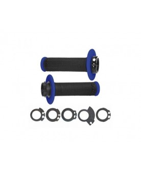 PRO GRIP PG708 DUAL DENSITY LOCK ON GRIPS BLACK/BLUE