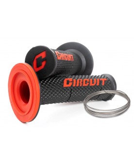 CIRCUIT V GRIPS BLACK/RED 