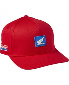Fox Honda Wing FlexFit Hat - Flame Red