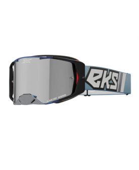 EKS BRAND LUCID MX GOGGLE WITH MIRROR LENS - STEEL BLUE