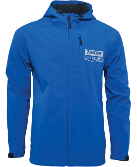 THOR STAR YAMAHA SOFTSHELL JACKET - BLUE