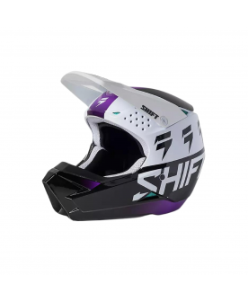 Shift White Label UV Helmet - White/Purple