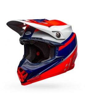 Bell MX 2021 Moto-9 Mips Adult Helmet (Prophecy Gloss Infrared/Navy/Gray)
