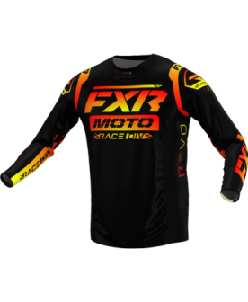 FXR Youth Revo Comp MX Jersey 22 - TEQUILA SUNSET/BLACK