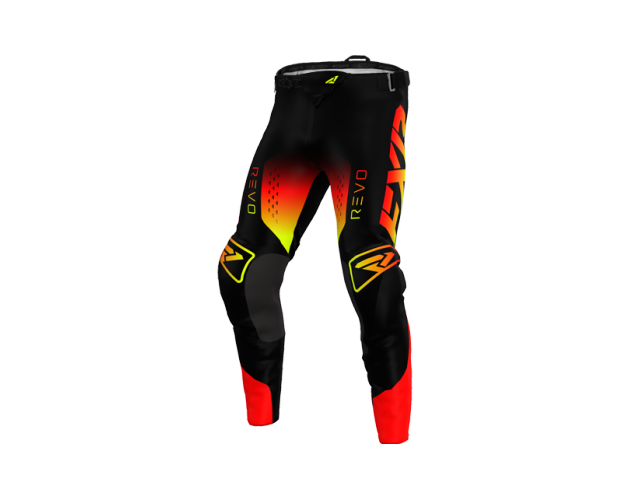 FXR Youth Revo Comp MX Pant 22 - TEQUILA SUNSET/BLACK