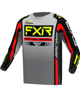 FXR Clutch Pro MX Jersey 23 - Grey/Red
