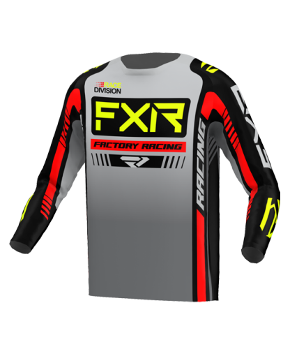 FXR Clutch Pro MX Jersey 23 - Grey/Red